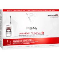 Vichy Dercos Aminexil Clinical 5 , Αμπούλες Τριχόπτωσης για Γυναίκες 21 X 6ml