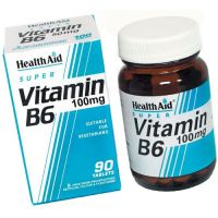 HEALTH AID Vitamin B6 100mg Tabs 90s