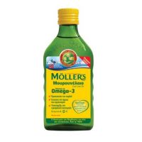 NATURE'S PLUS Moller’s Μουρουνέλαιο Natural - Παραδοσιακό Μουρουνέλαιο σε Υγρή Μορφή με Κλασσική Γεύση 250ml