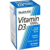 HEALTH AID VITAMIN D3 1000iu 120tabs