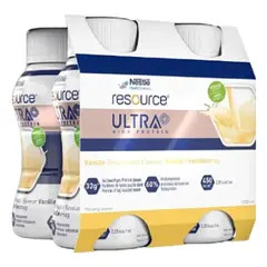 Nestlé Resource Ultra + High Protein με Γεύση Βανίλια 4x200ml
