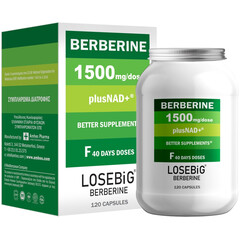 Losebig Berberine 1500mg Plus Nad 120caps