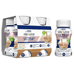 Nestlé Resource Ultra + High Protein με Γεύση Καφέ 4x200ml