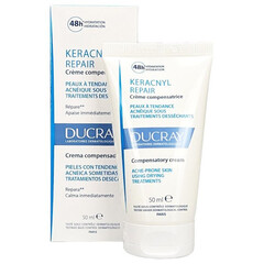 Ducray Keracnyl Repair 48ωρη Κρέμα Προσώπου κατά της Ακμής με Νιασιναμίδη 50ml