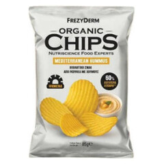 Frezyderm Organic Chips Mediterranean Hummus Βιολογικό Σνακ Rεβύθια Χούμους 85g