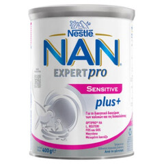 Nestlé Γάλα σε Σκόνη Nan Expert Pro Sensitive Plus για 0+ Μηνών 400gr