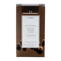 KORRES Βαφες μαλλιων Argan Oil Advanced Colorant Μόνιμη βαφή μαλλιών 5.3 ΚΑΣΤΑΝΟ ΑΝΟΙΧΤΟ ΜΕΛΙ