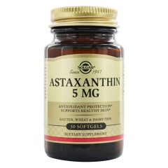 SOLGAR Astaxanthin 5mg Softgels 30s