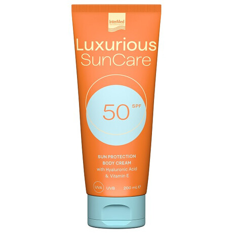 Intermed Luxurious Suncare Αντηλιακή Κρέμα για το Σώμα SPF50 200ml
