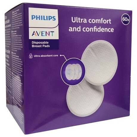 Philips Avent Επιθέματα Στήθους 60τμχ