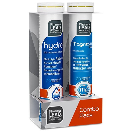 Pharmalead Hydro+ magnesium 375mg 2 x 20 αναβράζοντα δισκία