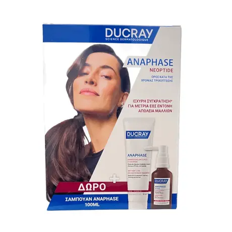 Ducray Anaphase Neoptide Σετ Περιποίησης Μαλλιών κατά της Τριχόπτωσης με Σαμπουάν & Serum 3τμχ