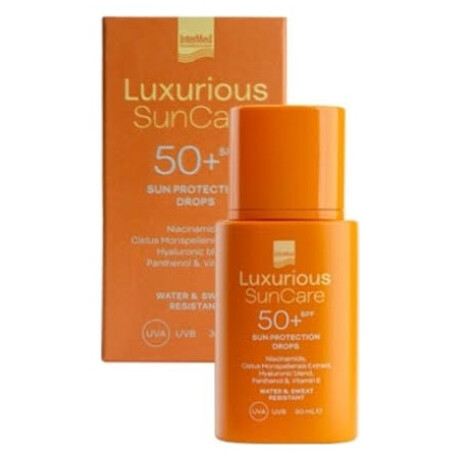 Intermed Luxurious SunCare Sun Protection Drops Αντηλιακό Γαλάκτωμα Προσώπου SPF 50+ 30ml
