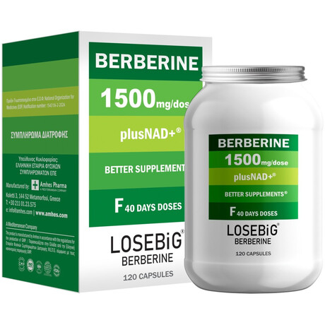 Losebig Berberine 1500mg Plus Nad 120caps