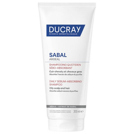Ducray Sabal Argeal Σαμπουάν Αναδόμησης/Θρέψης & Όγκου για Λιπαρά Μαλλιά 150ml