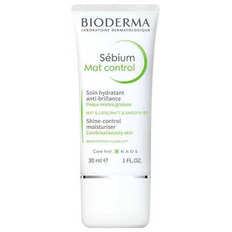 Bioderma Sebium Mat control Eνυδατική κρέμα προσώπου για λιπαρό δέρμα 30ml