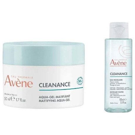Eau Thermale Avène Cleanance Aqua Gel Σετ Περιποίησης για Ενυδάτωση 2τμχ