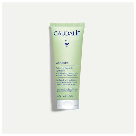 Caudalie Vinopure Gel Καθαρισμού Προσώπου Κατά των ατελειών & Έλεγχο λιπαρότητας 75ml