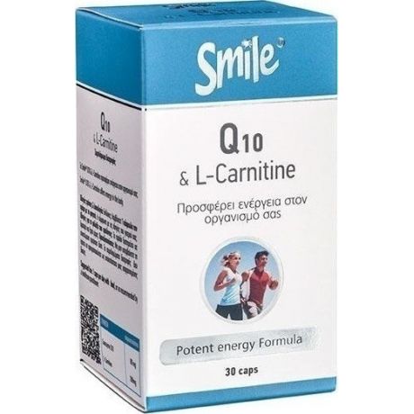 SMILE Q10 & L-Carnitine  30 caps