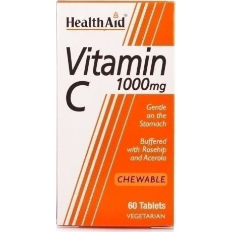 HEALTH AID VIT-C 1gr (μασώμενη) 30tabs