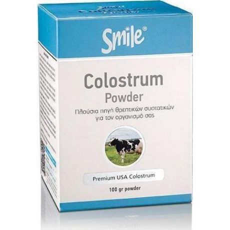 AM Health SMILE COLOSTRUM POWDER (ΜΕ ΔΟΣΟΜΕΤΡΙΚΟ ΚΟΥΤ.) 100 gr