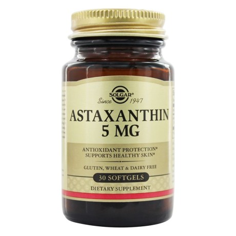 SOLGAR Astaxanthin 5mg Softgels 30s