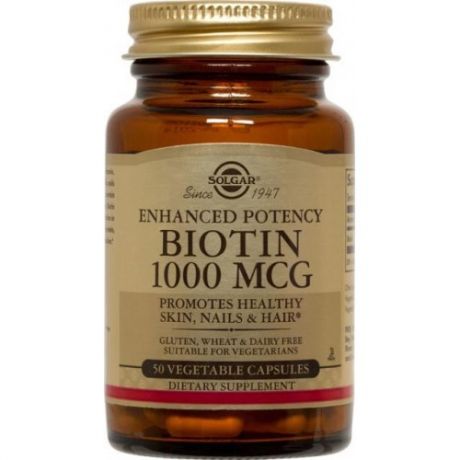 SOLGAR Biotin 1000μg veg.caps 50s
