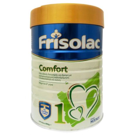 Frisolac 1 Comfort Ειδικό Γάλα για βρέφη με γαστροοισοφαγική παλινδρόμηση ή δυσκοιλιότητα, 400gr από 0 έως 6 μηνών