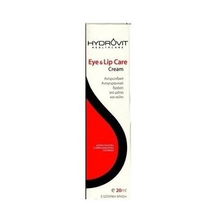 HYDROVIT Eye & Lip Care Cream - Κρέμα με Αντιρυτιδική και Αντιγηραντική Δράση για Μάτια & Χείλη 20ml