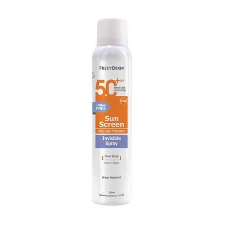 Frezyderm Sun Screen Invisible Spray SPF 50+ 200 ml