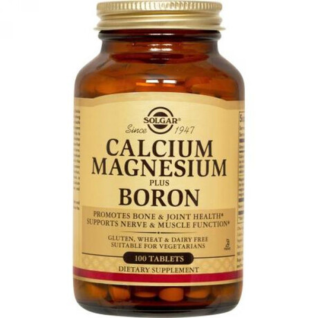 SOLGAR Calcium Magnesium Plus Boron Tabs 100s