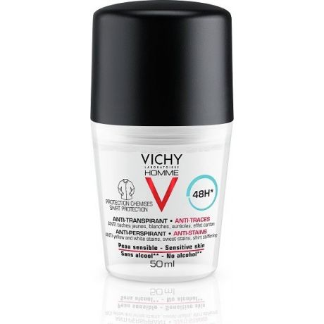 VICHY Homme Deodorant Antitranspirant 48 Ώρες Κατά της Εφίδρωσης 50